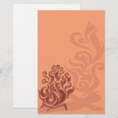 Koperschoeisel met vuurstationering briefpapier (Voorkant / Achterkant)