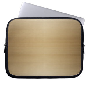 Kopersgeborsteld metaal laptop sleeve