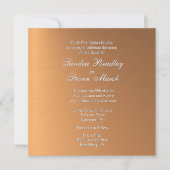 Kopershine Wedding Uitnodiging (Voorkant)