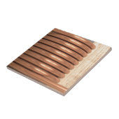 koperspoel tegeltje (Zijkant)