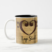 Kopersstaal voor dubbele afmeting van het hart tweekleurige koffiemok (Links)