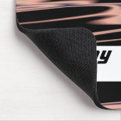 Koperstrengen Abstract, zakelijk Muismat (Hoek)