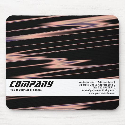 Koperstrengen Abstract, zakelijk Muismat (Voorkant)