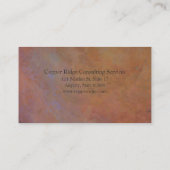 Kopertexturen Visitekaartje (Achterkant)