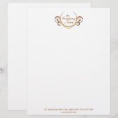 Kopertoon Gepersonaliseerd Briefhoofd (Voorkant / Achterkant)