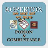 KOPERTOX ETIKET VOOR SPUITFLES (Voorkant)