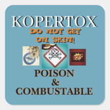 KOPERTOX ETIKET VOOR SPUITFLES