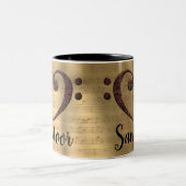 Kopertweeflakreiniger Tweekleurige Koffiemok (Center)