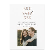 KOPERTYPOGRAFIE Foto Huwelijksverlovingsfeest