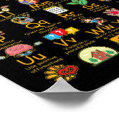 Kopervaardigheden Alfabet Mental Health Awareness Poster (Hoek)