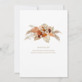 Koperverbrande oranje beige bruine ruis en schijn kaart (Achterkant)