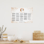 Koperverstuifzaaigoed A-Z op naam Poster (Keuken)