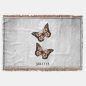 Kopervlinder - Aangepaste schroefdraad Deken (Voorkant)