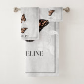 Kopervlinderbloemendoekset Bad Handdoek (Insitu)