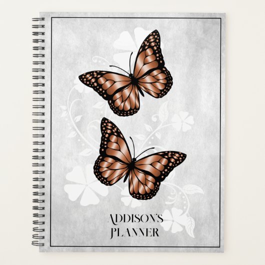 Kopervlinderbloemplanner Planner (Voorkant)
