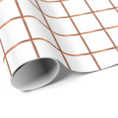 Kopervormig vierkanaals ontwerp cadeaupapier (Rol Hoek)