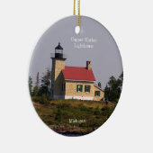 Kopervuurtoren van de haven keramisch ornament (Rechts)