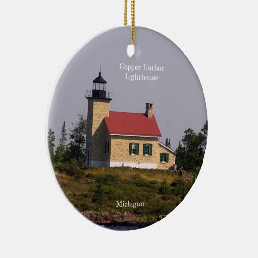 Kopervuurtoren van de haven keramisch ornament (Rechts)