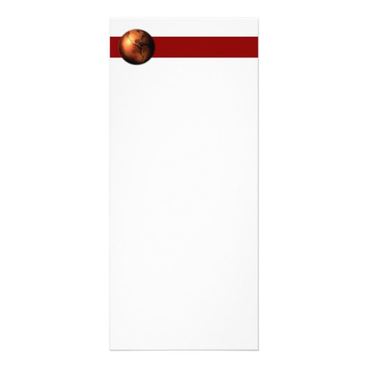KoperWereldbol Rack Kaart (Voorkant)