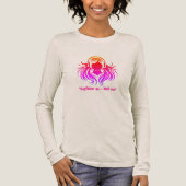 "Kopfhörer an – Welt aus." Tri-Blend Shirt (Voorkant)