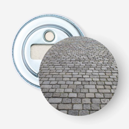 Kopfsteinpflaster Button Flesopener (Voorkant)