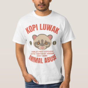 Kopi Luwak Animal Abus - Luwak Coffee T-shirt