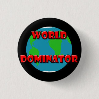 kopia , dominante wereldleider , zal ik overheerse ronde button 3,2 cm