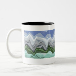 Kopidion Shmoocon datavisualisatie Tweekleurige Koffiemok