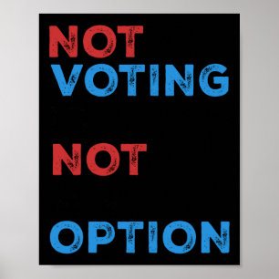 Kopie niet stemmen is geen optie - vetgedrukte ste poster