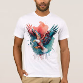 kopie van Be Eagle, vliegen, grappig T-shirt (Voorkant)