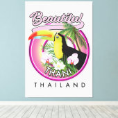 Kopie van Beauful Thani Thailand Canvas Afdruk (Insitu (Houten vloer))