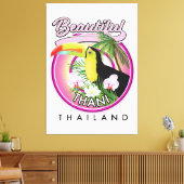 Kopie van Beauful Thani Thailand Canvas Afdruk (Insitu (Woonkamer))