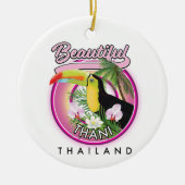 Kopie van Beauful Thani Thailand Keramisch Ornament (Voorkant)