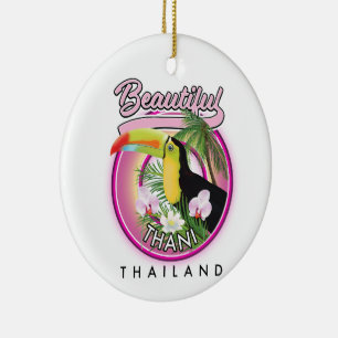 Kopie van Beautiful Thani Thailand Keramisch Ornament