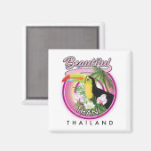 Kopie van Beautiful Thani Thailand Magneet (Voorkant / Achterkant)