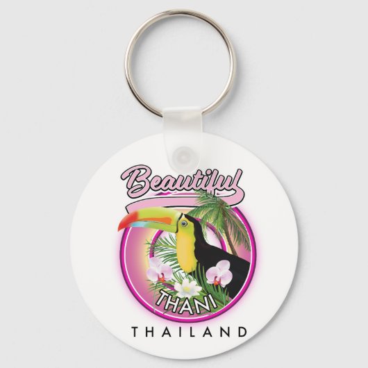Kopie van Beautiful Thani Thailand Sleutelhanger (Voorkant)
