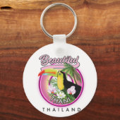 Kopie van Beautiful Thani Thailand Sleutelhanger (Achterkant)