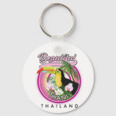 Kopie van Beautiful Thani Thailand Sleutelhanger (Achterkant)