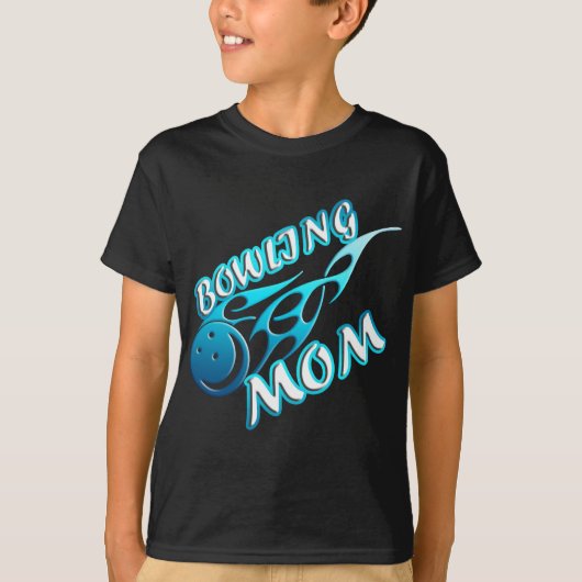 Kopie van Bowling Ma (vlam).png T-shirt (Voorkant)