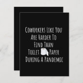 Kopie van collega's zoals u is moeilijker te vinde aankondiging (Voorkant / Achterkant)