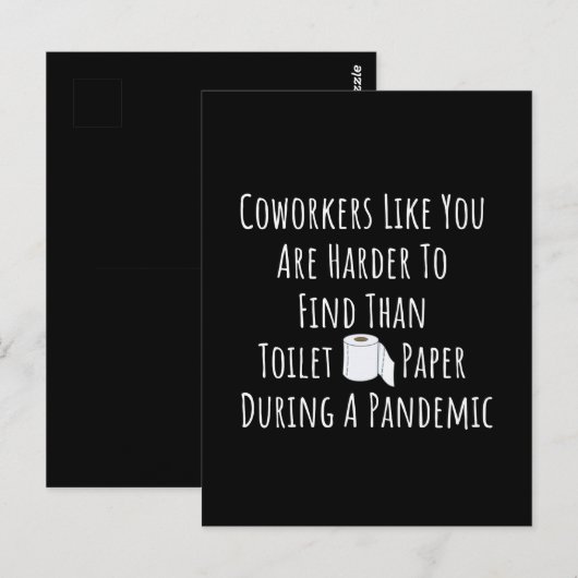 Kopie van collega's zoals u is moeilijker te vinde briefkaart (Voorkant / Achterkant)