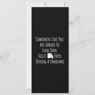 Kopie van collega's zoals u is moeilijker te vinde feestdagenkaart