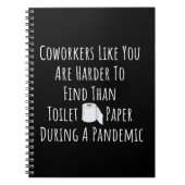 Kopie van collega's zoals u is moeilijker te vinde notitieboek (Voorkant)