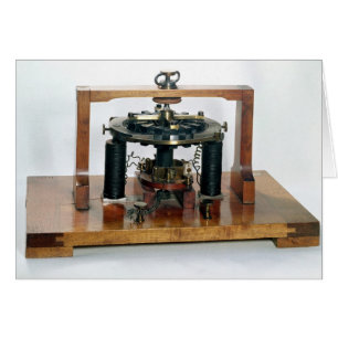 Kopie van de elektromagnetische "macchinetta"