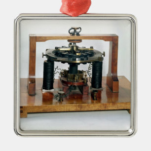 Kopie van de elektromagnetische "macchinetta" metalen ornament