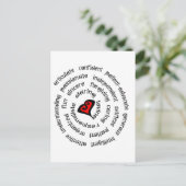 kopie van de hartverpleegster briefkaart (Staand voorkant)