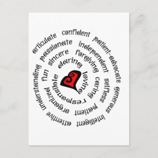 kopie van de hartverpleegster briefkaart