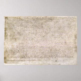Kopie van de Magna Carta Replica Print