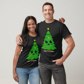 Kopie van de Schattigee en lachende kerstboom T-shirt (Unisex)