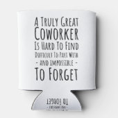 Kopie van een echt geweldige medewerker is moeilij blikjeskoeler (Achterkant)